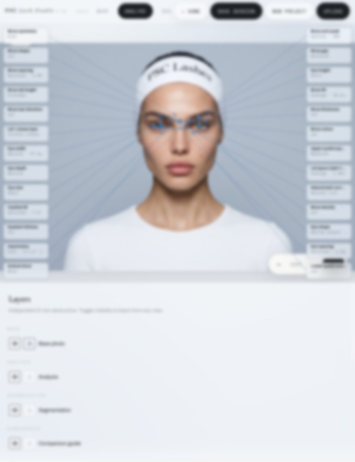 The PSC Lashes Designer Compass, a full eyeshape analysis